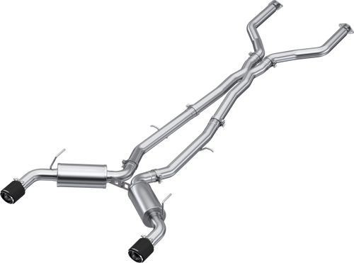 MBRP S44003CF Cat-Back Exhaust System - 2016-2024 Infiniti Q50 3.0L (RWD/AWD) (Street) | T304 Stainless
