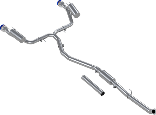MBRP S49033BE Cat-Back Exhaust System - 2022-2026 Honda Civic Si / 2023-2026 Acura Integra 1.5L | T304 Stainless | Burnt End Tips