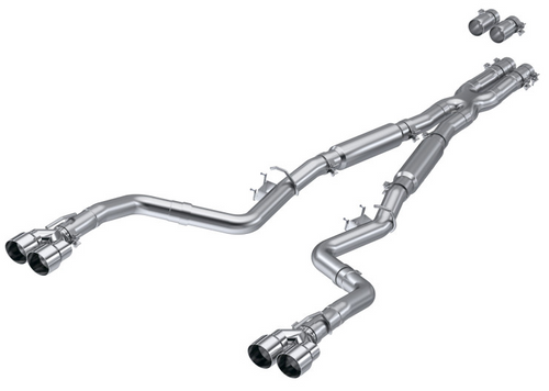 MBRP S7114AL Armor Lite Cat-Back Exhaust - Quad Rear Exit | 2015-2023 Dodge Challenger 5.7L/6.2L/6.4L HEMI