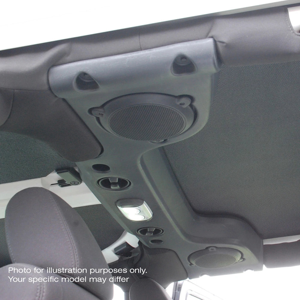 DEI for 2018-2023 Jeep Wrangler JL 4-Door Boom Mat Headliner - 9 Piece - White