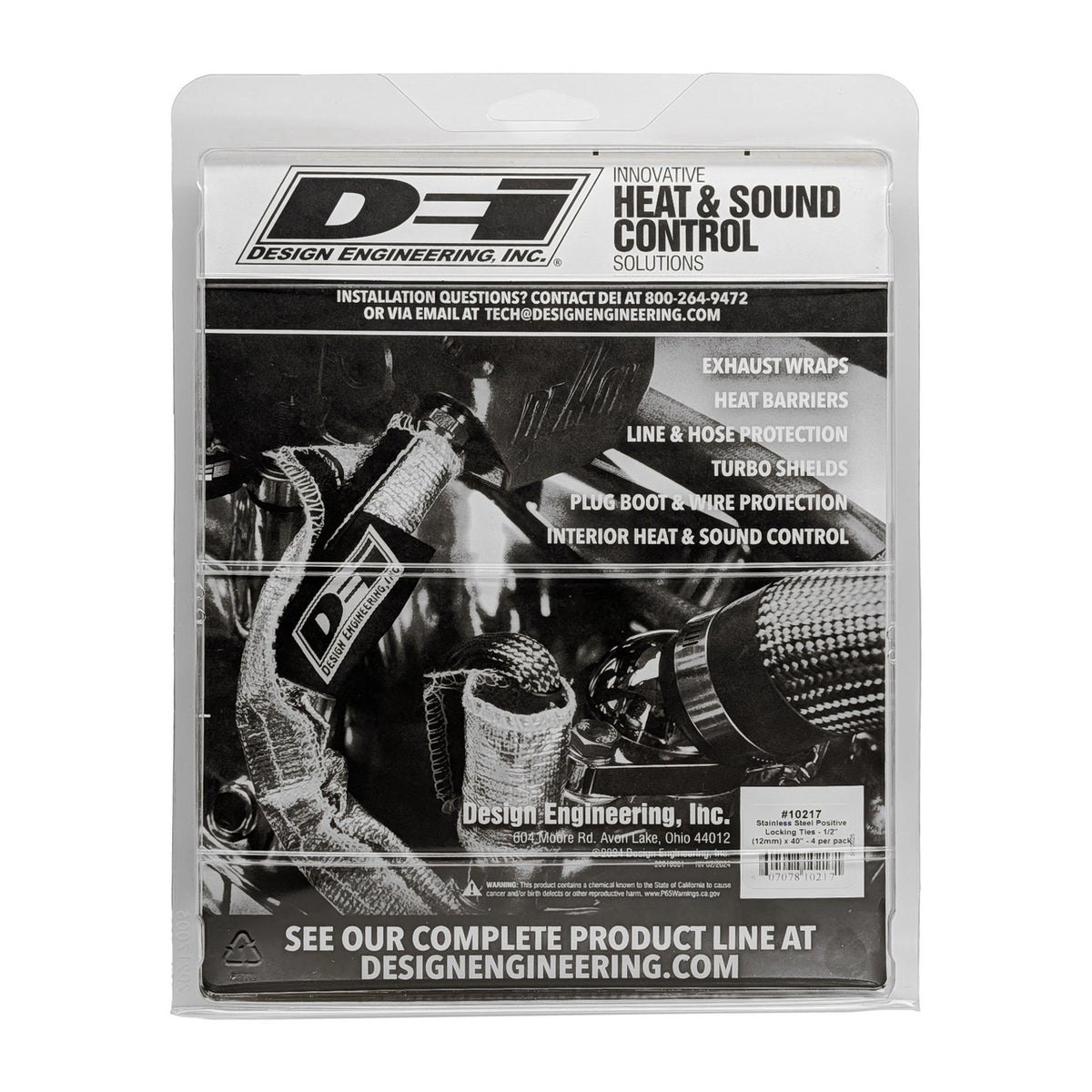 DEI Stainless Steel Positive Locking Tie 1/2in (12mm) x 40in - 4 per pack