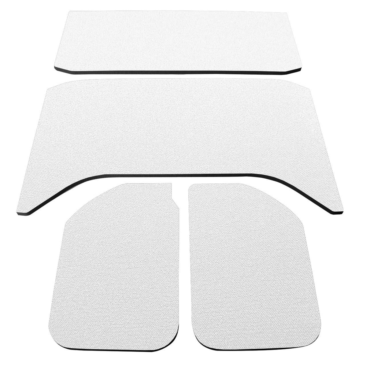 DEI for 2011-2018 Jeep Wrangler JK 4-Door Boom Mat Headliner - 4 Piece - White