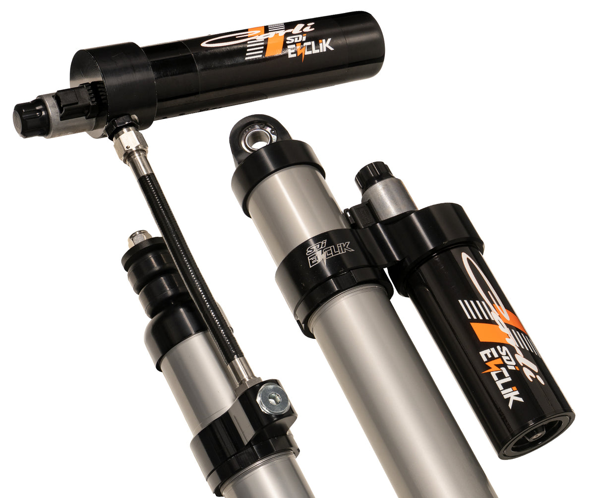 Carli Suspension CS-FEV25SPKG-LVL-17 E-Venture 2.5 in Remote Reservoir 2.5 in Shocks & Mounts for 2017-2026 Ford F-250 / F-350 Super Duty 4x4