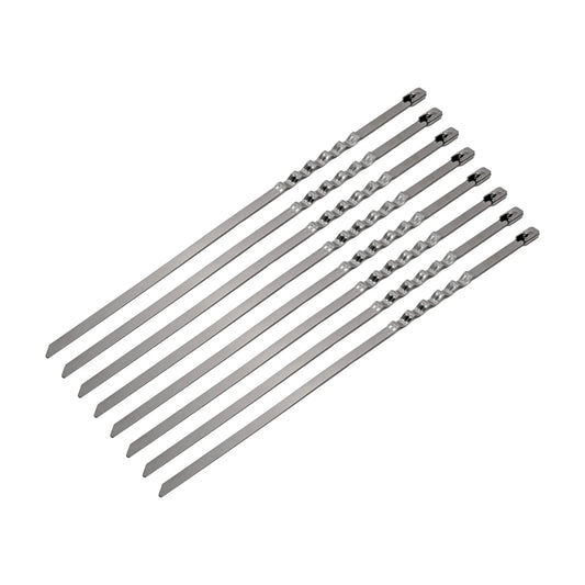 DEI Lockjaw Locking Ties 8in - 9 Per Pack