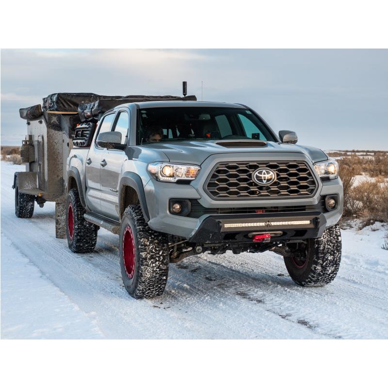 Artec Industries TY8030 3rd Gen Venture Front Bumper Black Powdercoat for 2017-2023 Toyota Tacoma