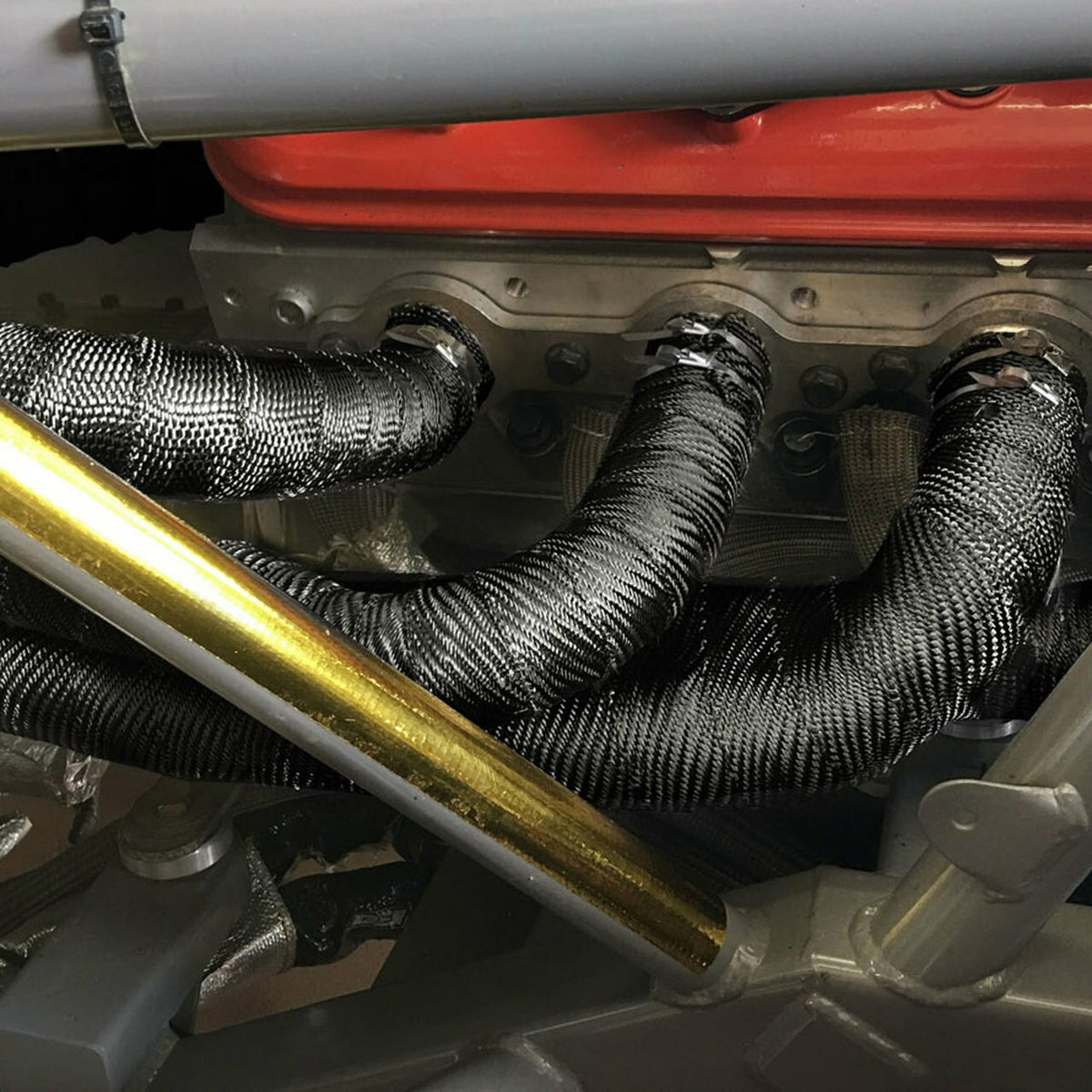 DEI Exhaust Wrap 2in x 25ft - Titanium - Black