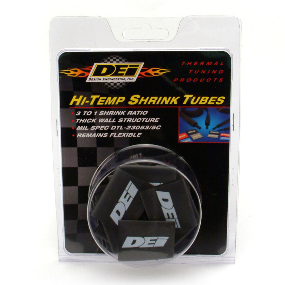 DEI Hi-Temp Shrink Tube 12mm x 1.5in - Black