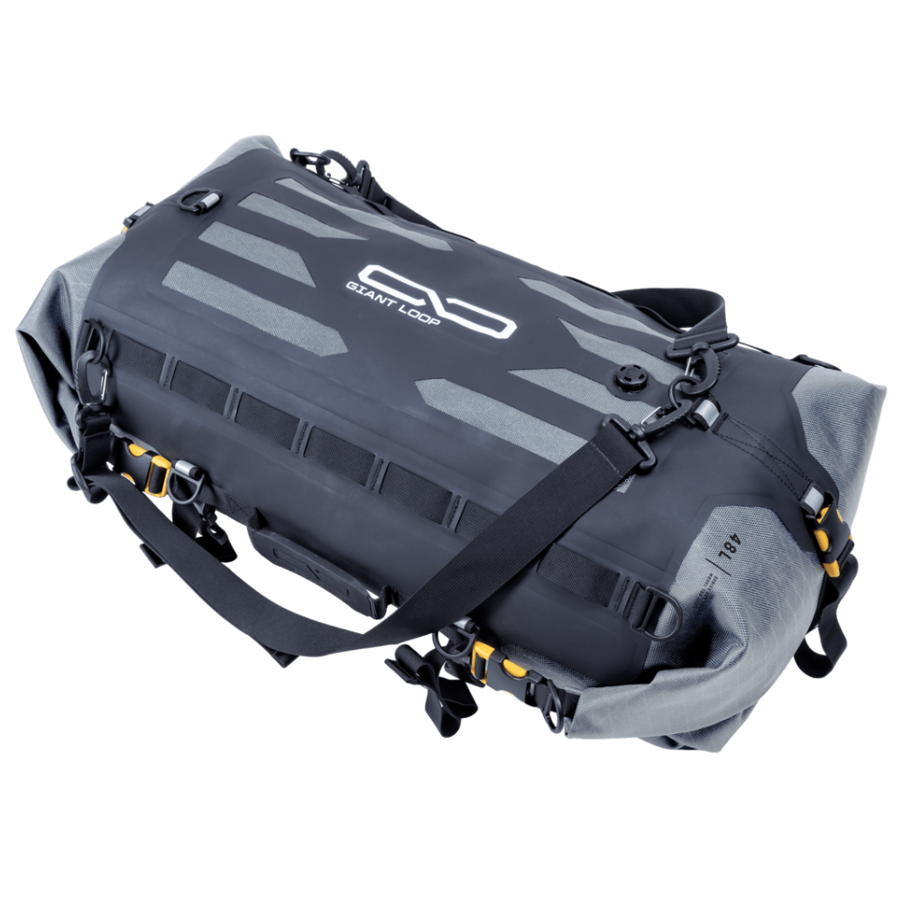 Giant Loop TDB25-G Tillamook Dry Bag 48L Gray Motorcycle