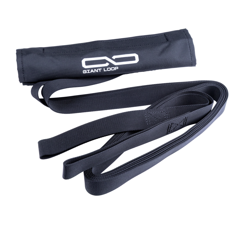 Giant Loop TOW25 Ballistic Nylon Tow Strap Black Motorcycle