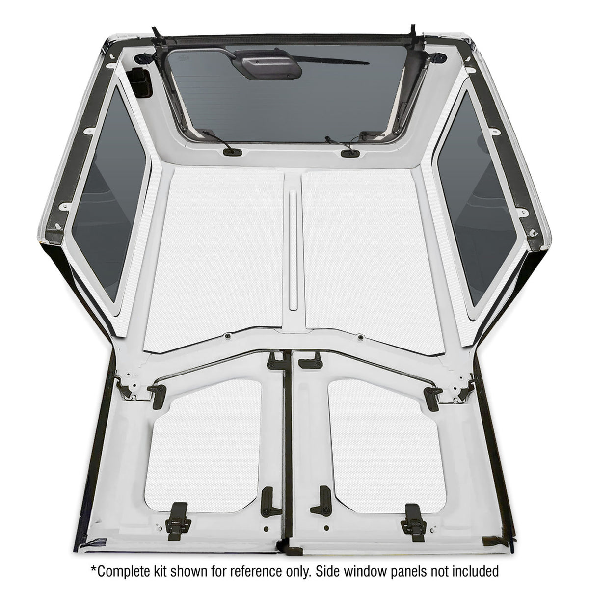 DEI for 2018-2023 Jeep Wrangler JL 2-Door Boom Mat Headliner - 5 Piece - White