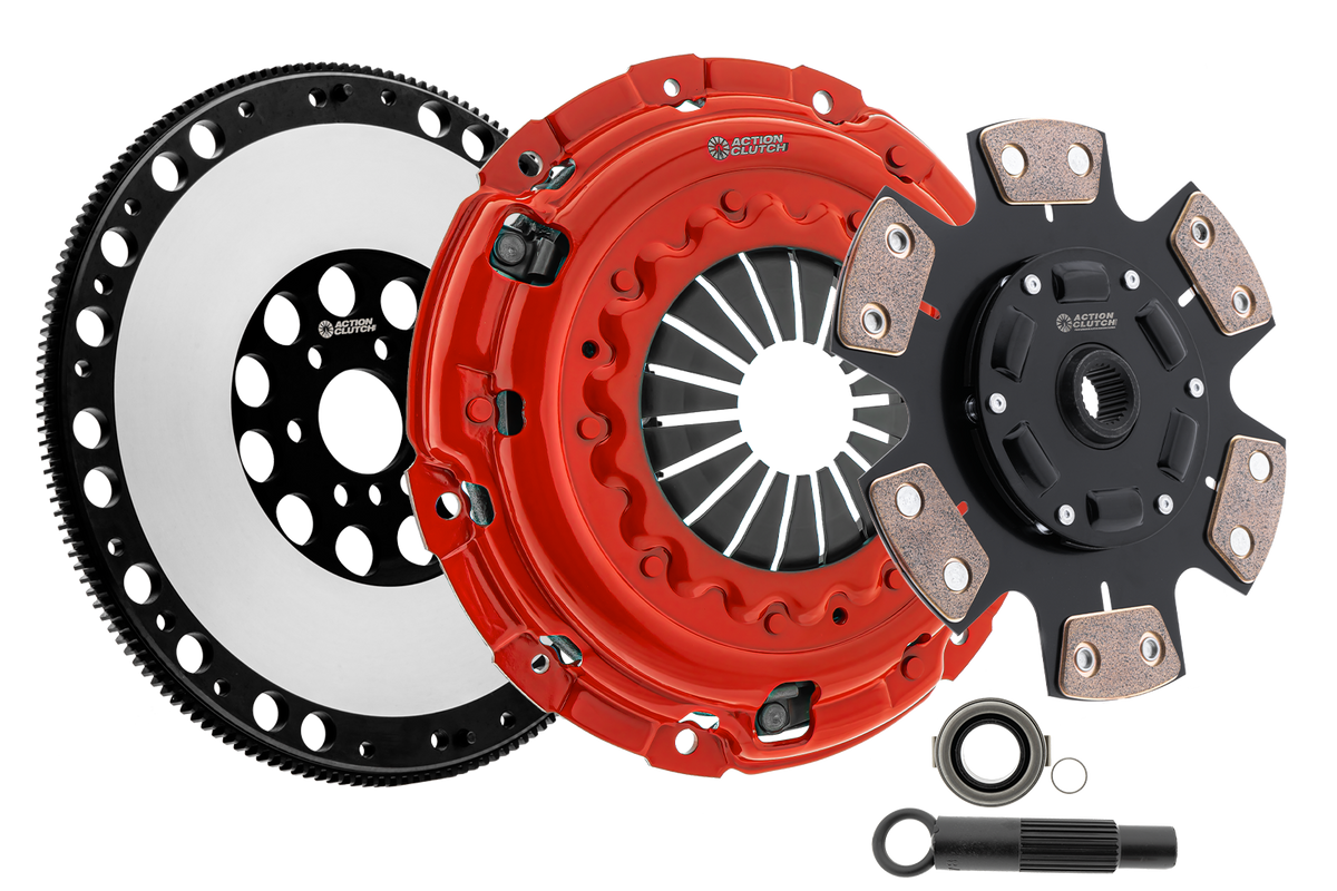 Action Clutch ACR-0655 Stage 5 Clutch Kit (2MS) with Lightened Flywheel for 2002-2005 Honda Civic Si 2.0L (K20A3)