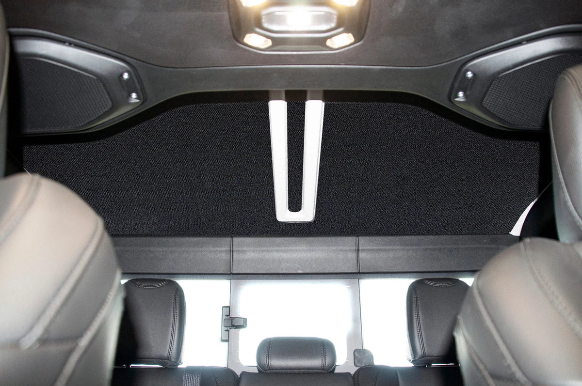 DEI for 2020-2022 Jeep Gladiator JT 4-Door Boom Mat Complete Headliner Kit - 7 Piece - Black