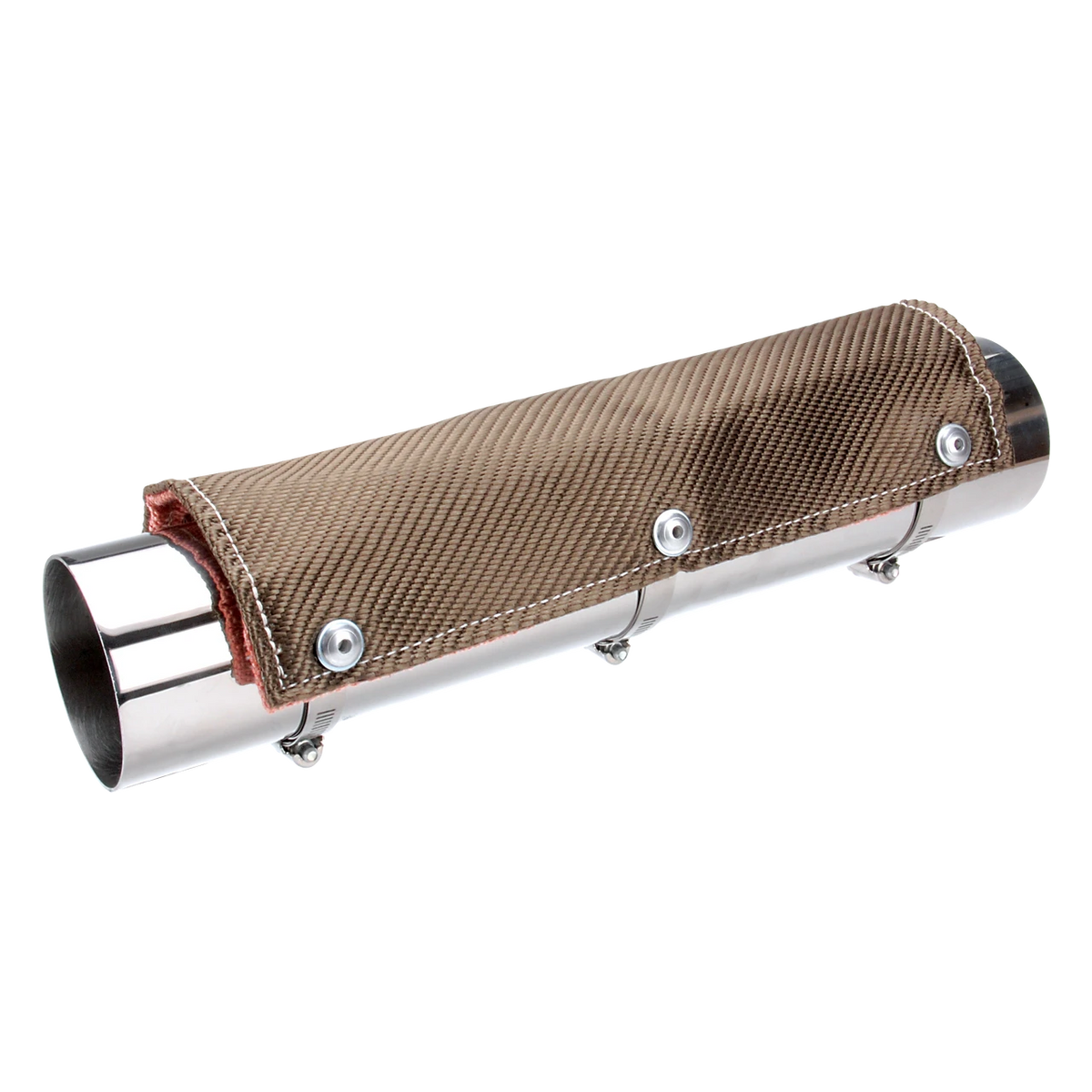 DEI Pipe Shield with Stainless Steel Clamps - 6in x 24in - Titanium