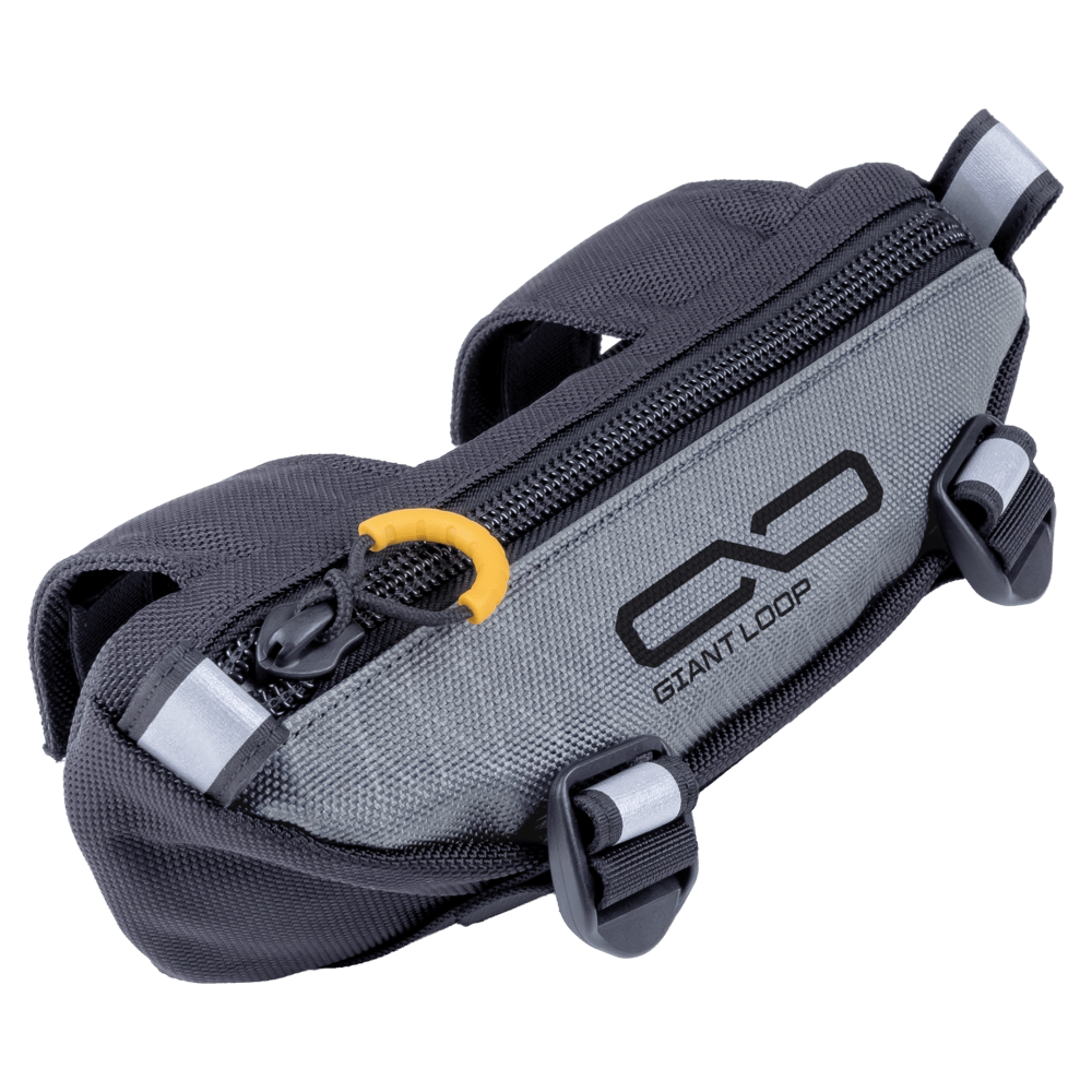 Giant Loop ZHB25-G Zigzag Handlebar Bag 1.5L Gray Motorcycle