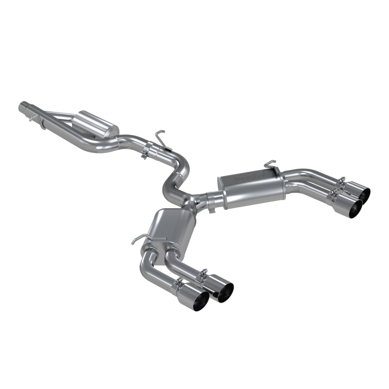 MBRP S4601304 15-18 Audi S3 304SS 3in Quad Split Rear Exit C/B System - #S4601304