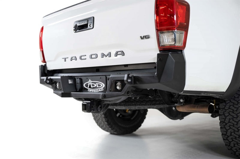 Addictive Desert Designs for 16-19 Toyota Tacoma Stealth Fighter Rear Bumper w/ Backup Sensor Cutouts