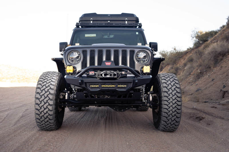 DV8 Offroad 18-23 Wrangler JL/Gladiator JT Spec Series Front Bumper - #FBJL-09