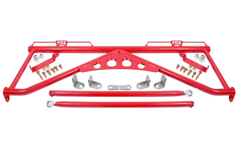 BMR 2015-2020 Ford Mustang Harness Bar - Red