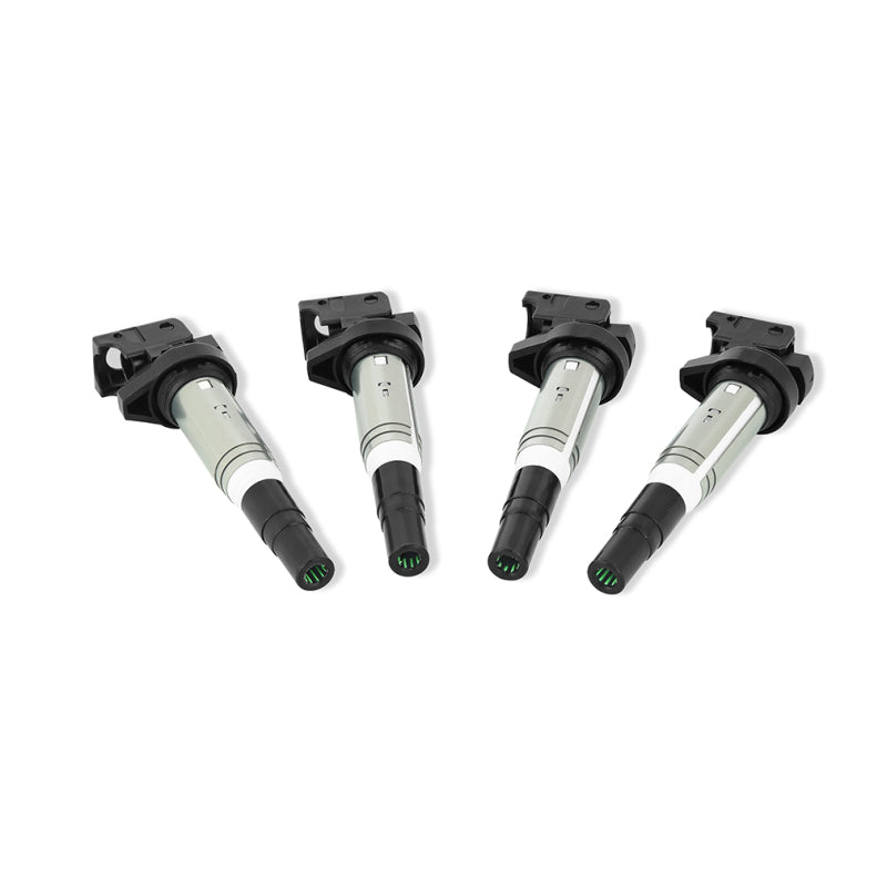 Mishimoto 2002+ BMW M54/N20/N52/N54/N55/N62/S54/S62 Four Cylinder Ignition Coil Set of 4 - #MMIG-BMW-0204