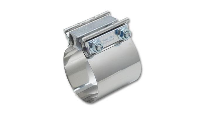 Vibrant Easy Seal SS Exh Sleeve Butt Joint Clamp for 3in O.D. Tubing also 3in