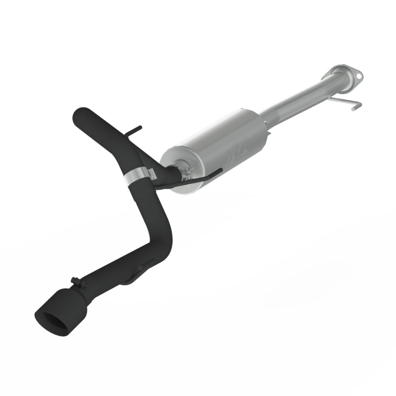 MBRP S5342BLK 10-18 Toyota 4 Runner BLK 4in O.D Tip Single Rear Exit 2.5in Cat Back Exhaust - #S5342BLK