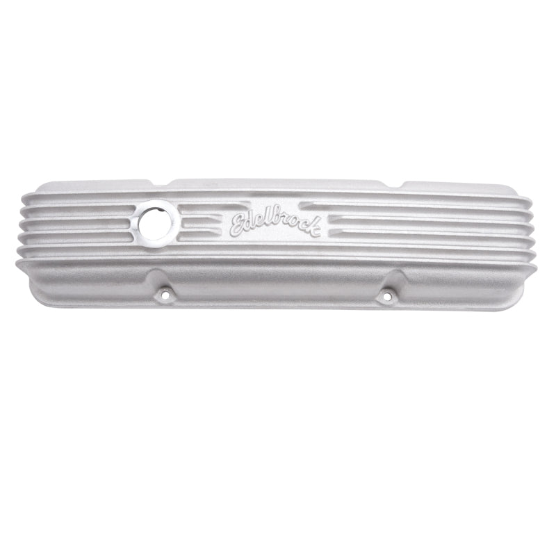 Edelbrock 41439 Valve Cover Classic Series Chevrolet 1959-1986 262-400 CI V8 with Breather Holes