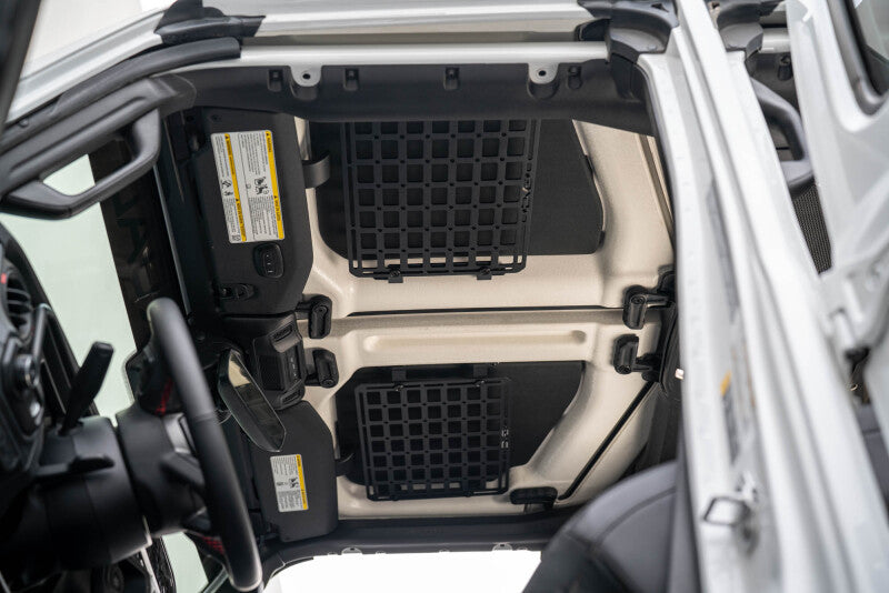 DV8 Offroad 2018-2025 Jeep Wrangler JL Roof Mount for 15In x 12In Molle Panel - #MPJL-11