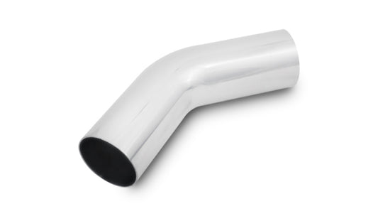 Vibrant 2.75in O.D. Universal Aluminum Tubing (45 degree bend) - Polished