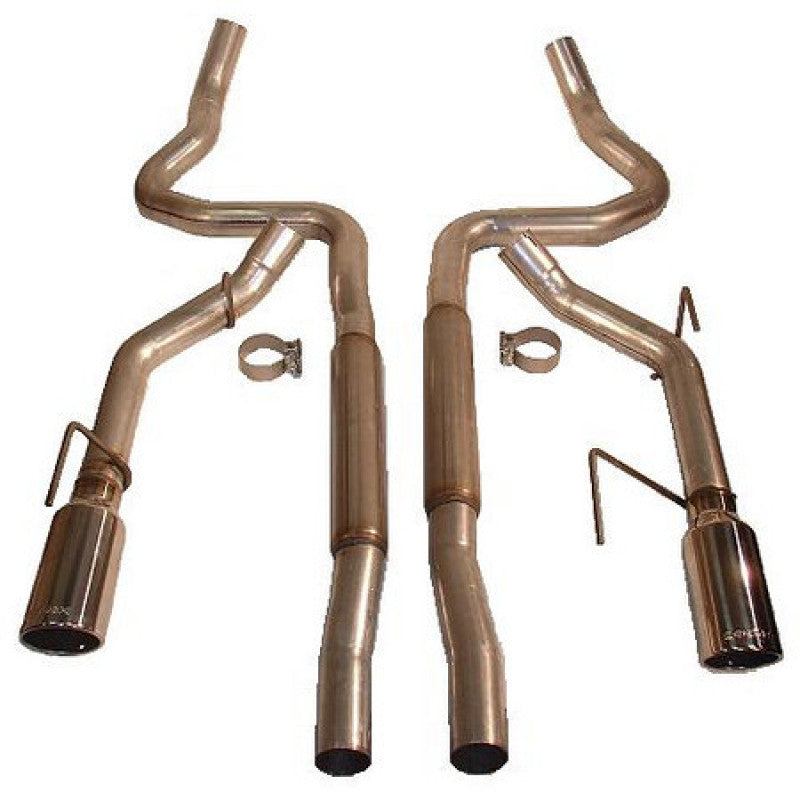 Roush Enhanced Dual Cat-Back Exhaust for 2005-2009 Ford Mustang GT/GT500 403936