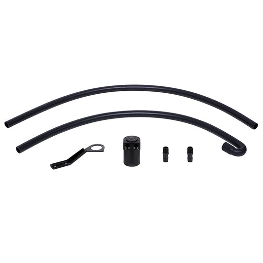 Mishimoto 07-10 BMW N54 Baffled Oil Catch Can Kit - Black (CCV Side) - #MMBCC-N54-06CBE2