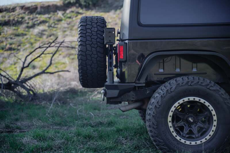 DV8 07-18 Jeep Wrangler (JK) Tire Carrier for MTO Bumper - #TCJK-13