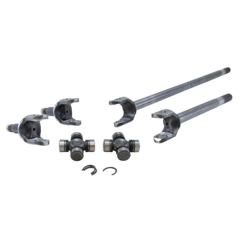 Yukon Gear & Axle YA W24160 Front 4340CM Repl Axle Kit For Dana 30 Jeep XJ / YJ & TJ with 30 Spline Axles