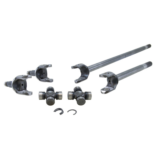 Yukon Gear & Axle YA W24160 Front 4340CM Repl Axle Kit For Dana 30 Jeep XJ / YJ & TJ with 30 Spline Axles
