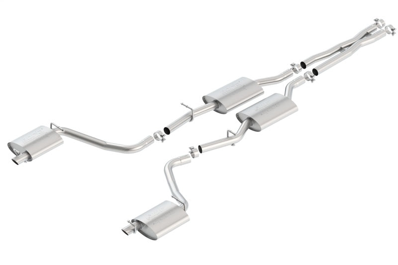 Borla 140650 2015 Dodge Challenger 3.6L V6 ATAK Catback Exhaust No Tips Factory Valance - #140650