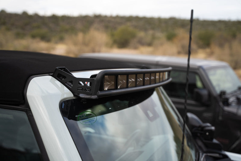 DV8 21+ Ford Bronco Curved Light Bracket for 12 3in. Pod Lights - #LBBR-03