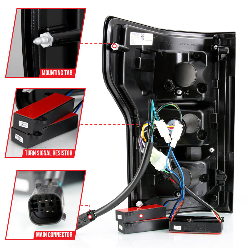 ANZO 2018-2020 Ford F-150 LED Taillights
