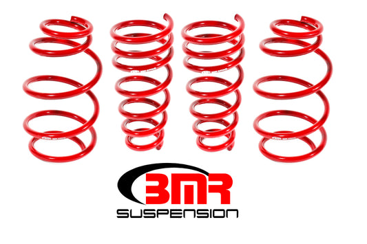 BMR 2010-2015 5th Gen Camaro V6 Lowering Spring Kit (Set Of 4) - Red