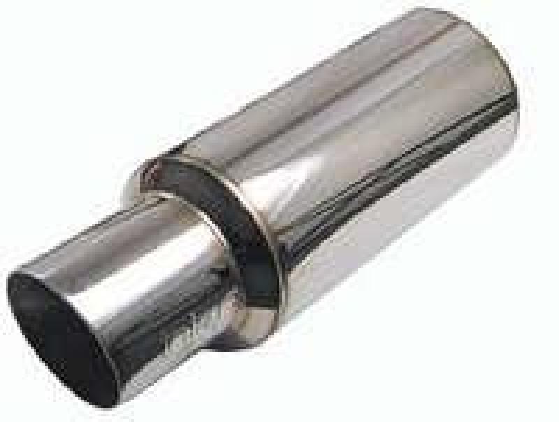 Injen 3.00 Universal Muffler w/Stainless Steel resonated rolled tip (Injen embossed logo) - #SES300C