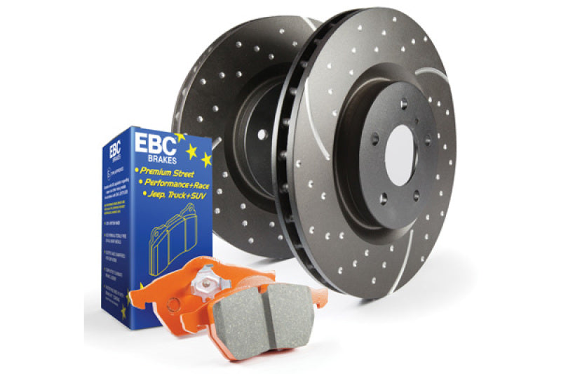 EBC 99-04 Toyota Tacoma S8 Front Brake Kit Orangestuff Pads GD Sport Rotors S8KF1281 (image of S8KF1238)
