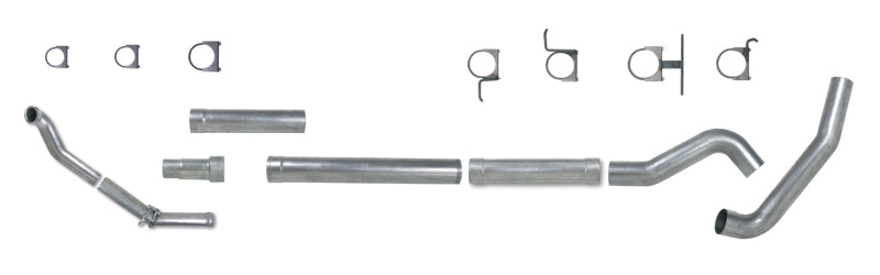 Diamond Eye K5314A-RP 5in Turbo-Back Exhaust Muffler Replacement Pipe - 1994-1997 Ford F-250/F-350 | Aluminized