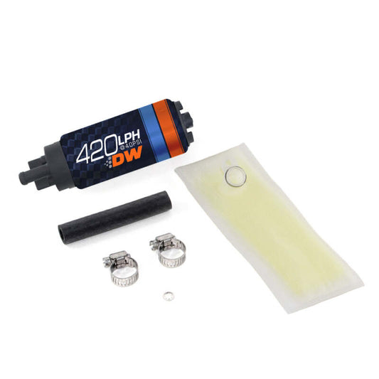 DeatschWerks DW420 Series 420lph In-Tank Fuel Pump w/ Install Kit For Integra 94-01 and Civic 92-00