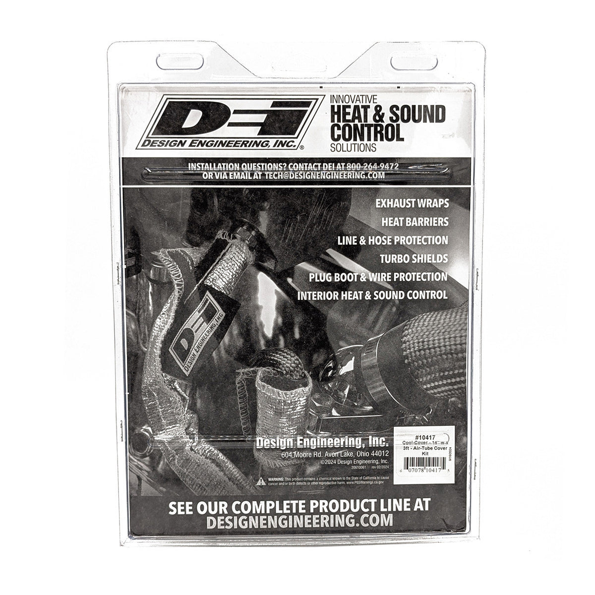DEI Cool-Cover 14in w x 3ft - Air-Tube Cover Kit