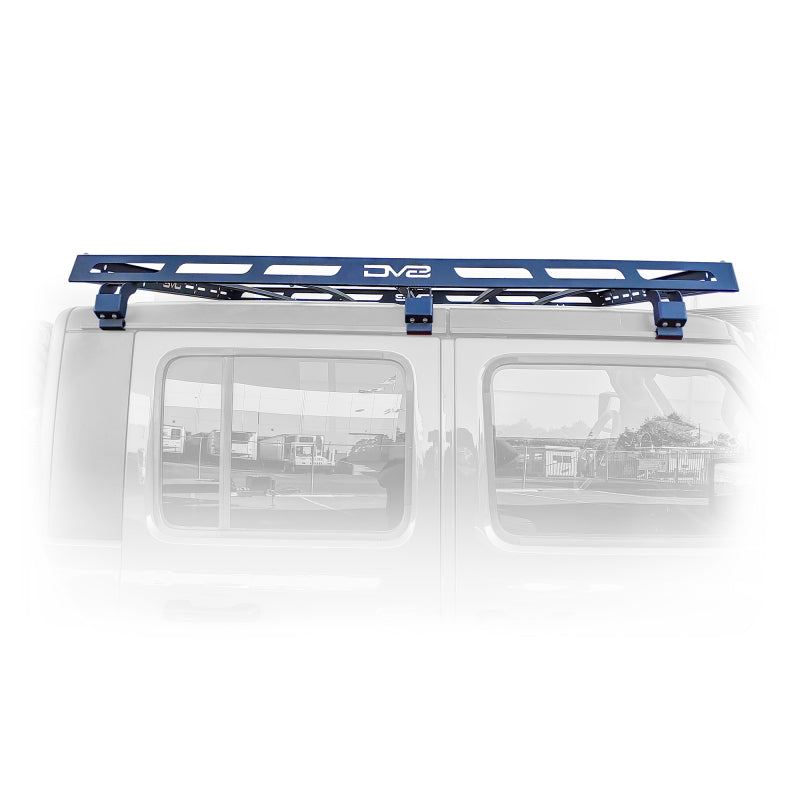 DV8 Offroad 07-18 Jeep Wrangler JK 4 DR / JL 2 DR & JT / 18+ Gladiator Roof Rack - #RRJL-02