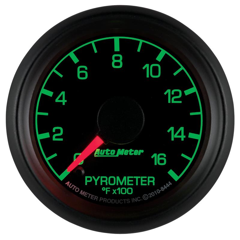 AutoMeter 8444 Factory Match 52mm Full Sweep Electric 0-1600 Degrees F EGT Pyrometer Gauge for Ford