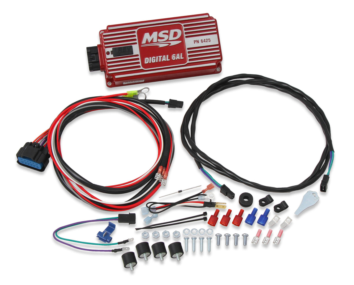 MSD 6425 Digital 6AL Ignition Control - Red