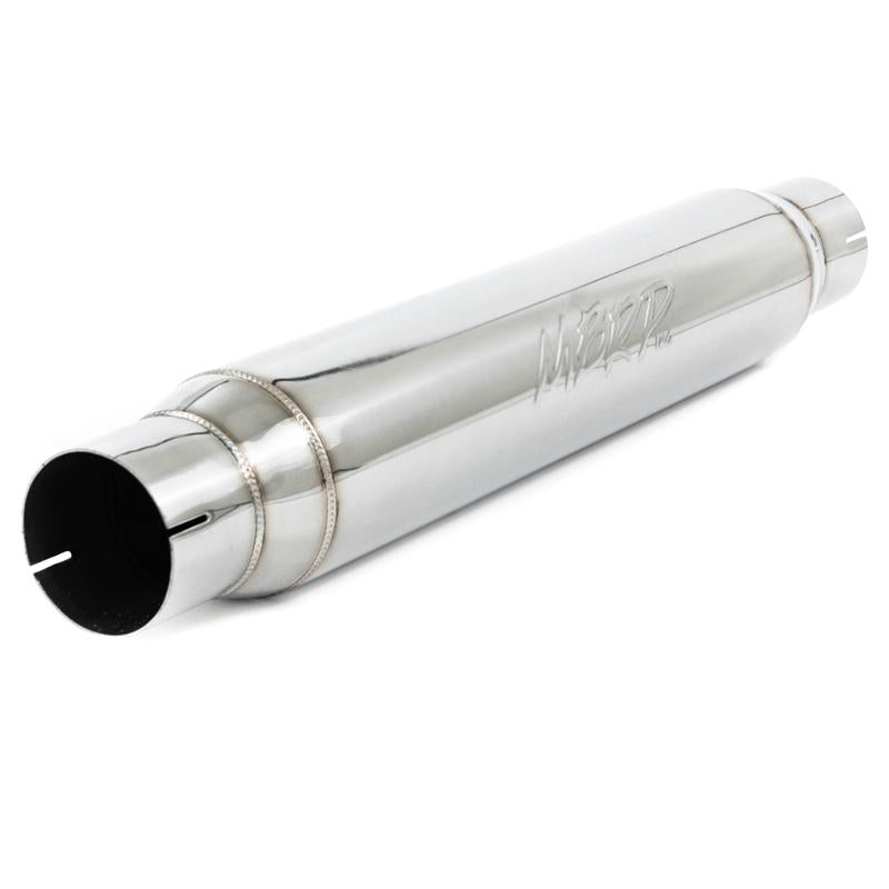 MBRP R1015 Universal Resonator 2.25in Inlet /Outlet 22in Body 26in Overall T304 - #R1015