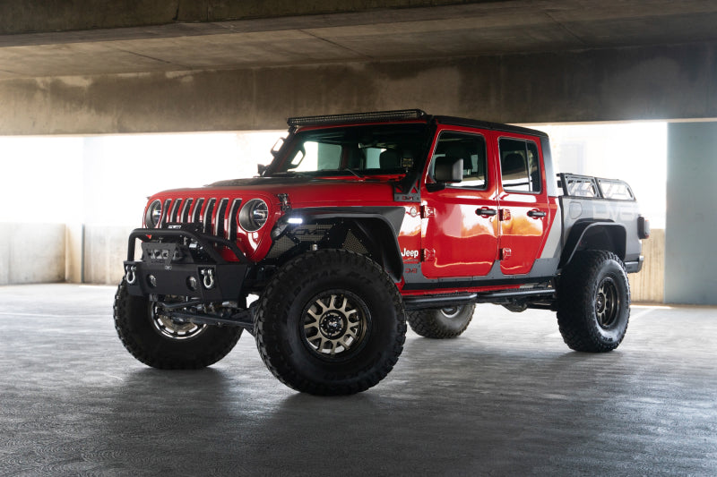 DV8 Offroad 20-23 Jeep Gladiator JT Slim Fender Flares - #FDGL-07