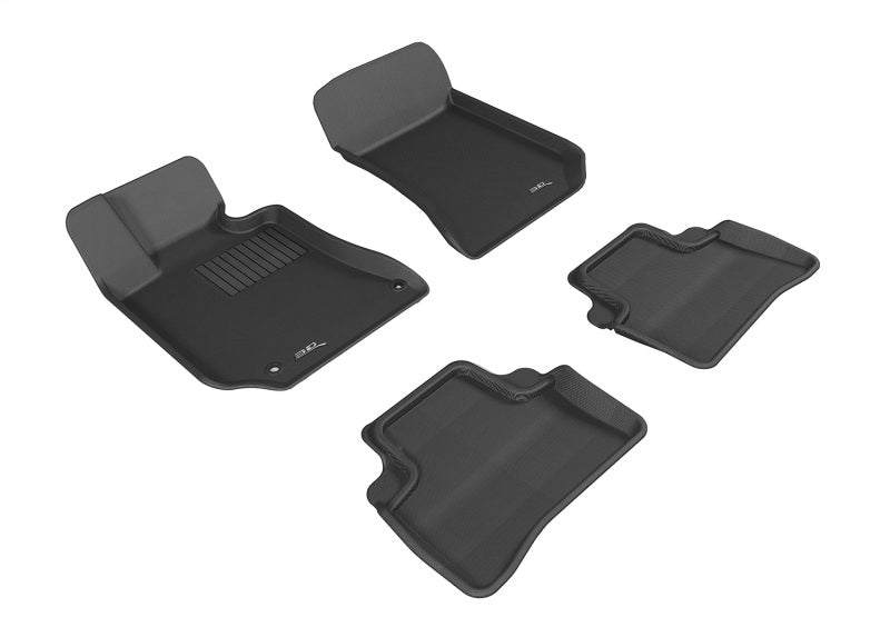 3D MAXpider Kagu Front & Rear Floor Mats for 2011-2013 Mercedes-Benz Cls/Cls 63 AMG