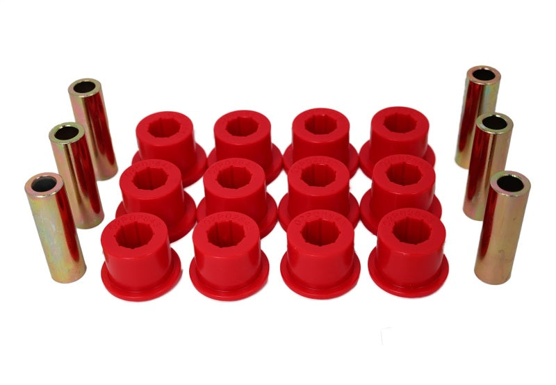 Energy Suspension for 05-14 Toyota Tacoma Rear Spring Bushings - Red 8.2116R