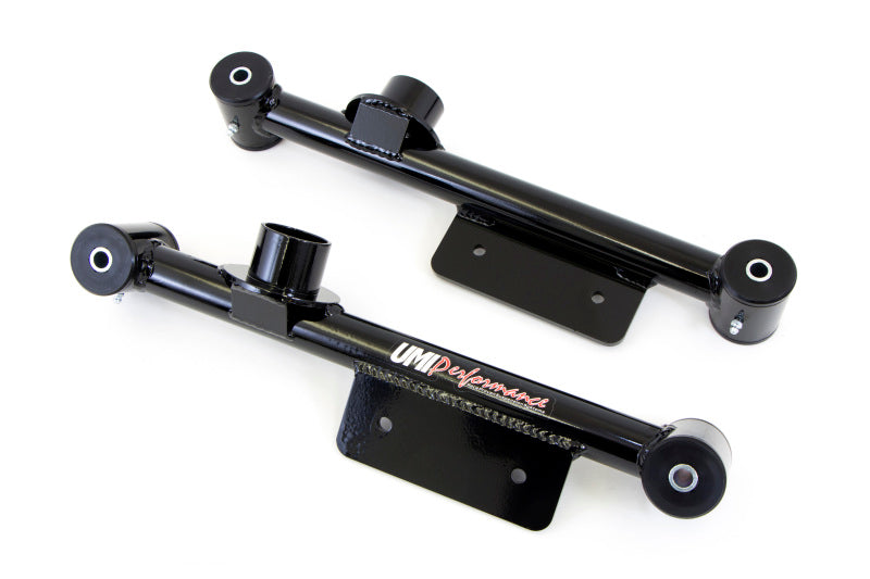 UMI Performance 1021-B Rear Lower Control Arms Black for 1979-1998 Ford Mustang